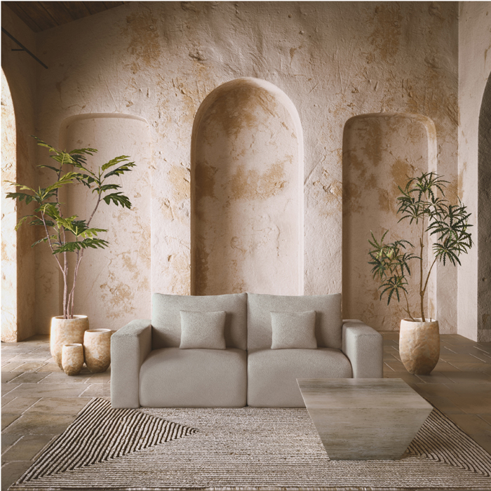 Liberta - Maison BOX Poluthrona me Bratso Anastrepsimi Beige Vogue 2 107x107x85cm 71-0136