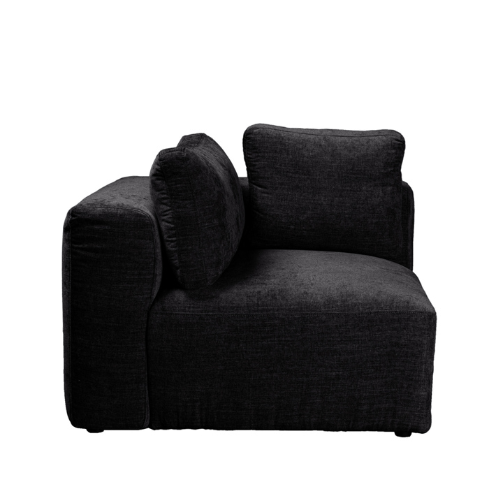 Liberta - Maison BOX Poluthrona me Bratso Anastrepsimi Anthraki Vogue 17 107x107x85cm 71-0140