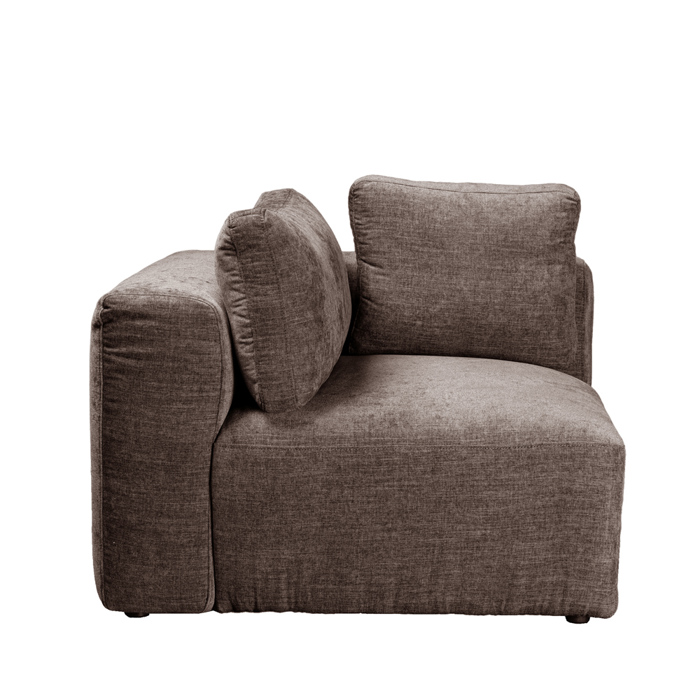 Liberta - Maison BOX Poluthrona me Bratso Anastrepsimi Kafe Vogue 5 107x107x85cm 71-0142