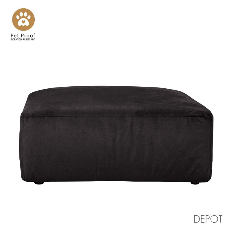 Liberta - Maison BOX Σκαμπό Ανθρακί Vogue 17 107x107x44