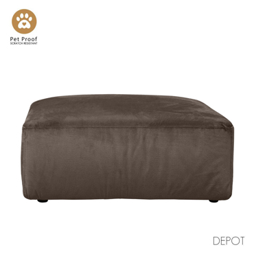 Liberta - Maison BOX Σκαμπό Καφέ Vogue 5 107x107x44cm 71-0180