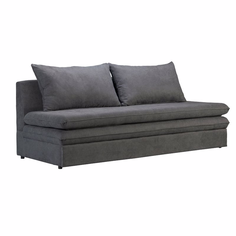 Liberta - Maison GIRASOLE Τριθέσιος Καναπές Κρεβάτι Ανθρακί 200x87x90cm 71-0226