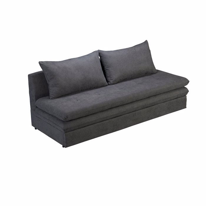 Liberta - Maison GIRASOLE Τριθέσιος Καναπές Κρεβάτι Ανθρακί 200x87x90cm 71-0226 Liberta - Maison GIRASOLE Trithesios Kanapes Krebati Anthraki 200x87x90cm 71-0226