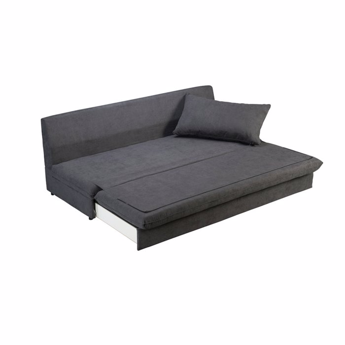 Liberta - Maison GIRASOLE Τριθέσιος Καναπές Κρεβάτι Ανθρακί 200x87x90cm 71-0226 Liberta - Maison GIRASOLE Trithesios Kanapes Krebati Anthraki 200x87x90cm 71-0226