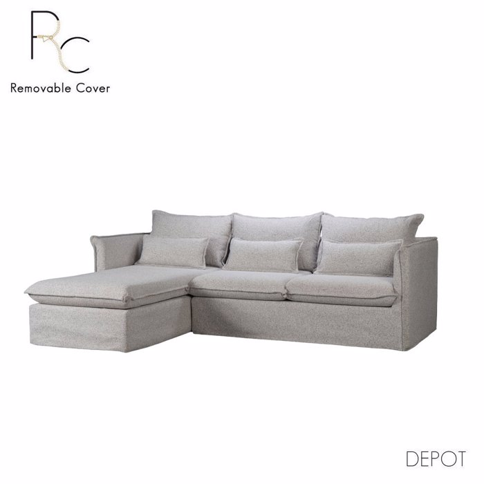 Liberta - Maison PROUD Kanapes me Aristeri Gnia Ggri Anoixto/Puente 80 258x180x90cm 71-0261