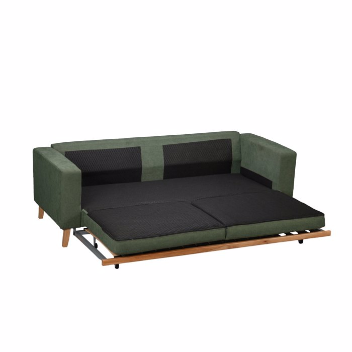 Liberta - Maison LUSSO Τριθέσιος Καναπές Κρεβάτι Λαδί LINO 77 218x85x87cm 71-0270 Liberta - Maison LUSSO Trithesios Kanapes Krebati Ladi LINO 77 218x85x87cm 71-0270