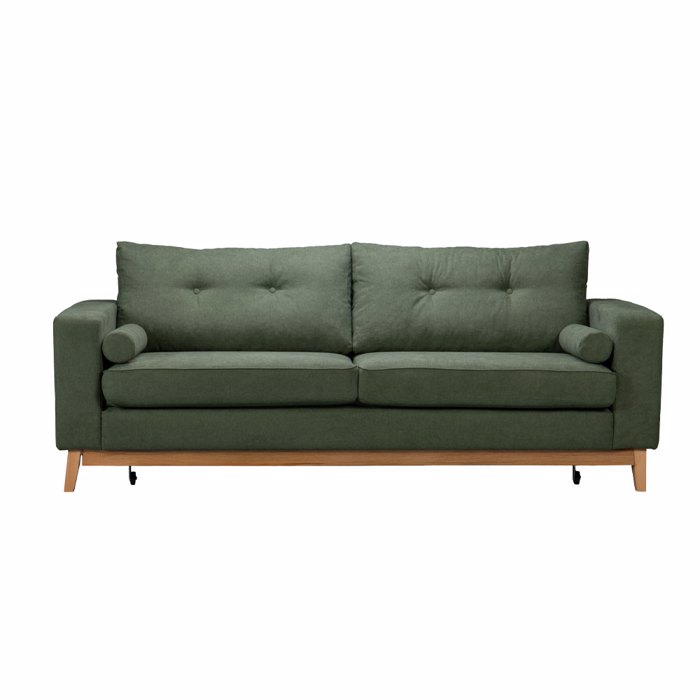 Liberta - Maison LUSSO Τριθέσιος Καναπές Κρεβάτι Λαδί LINO 77 218x85x87cm 71-0270 Liberta - Maison LUSSO Trithesios Kanapes Krebati Ladi LINO 77 218x85x87cm 71-0270