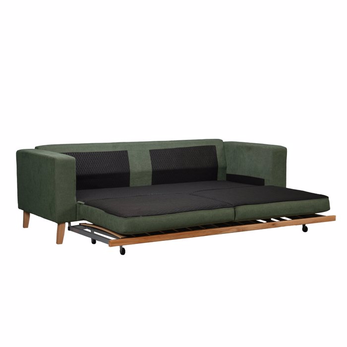 Liberta - Maison LUSSO Τριθέσιος Καναπές Κρεβάτι Λαδί LINO 77 218x85x87cm 71-0270 Liberta - Maison LUSSO Trithesios Kanapes Krebati Ladi LINO 77 218x85x87cm 71-0270