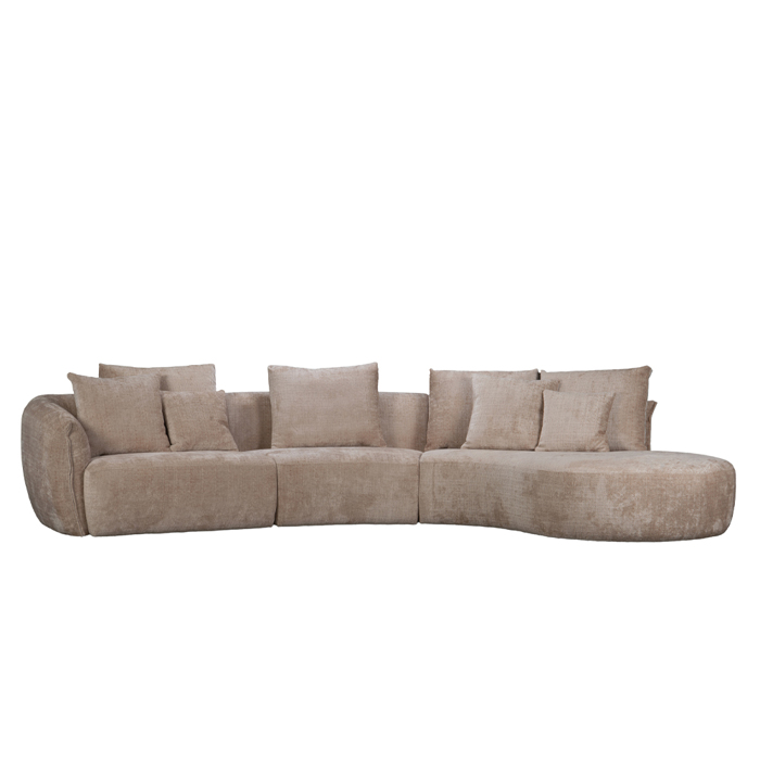 Liberta - Maison CURVO Kanapes me Dexia Gnia Beige Cremona 14 412x162x92cm 71-0389