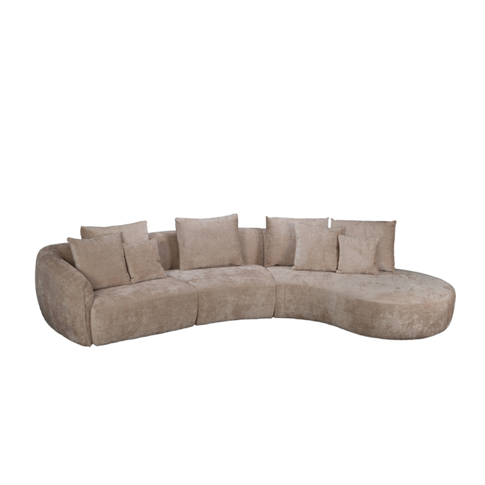 Liberta - Maison CURVO Kanapes me Dexia Gnia Beige Cremona 14 412x162x92cm 71-0389