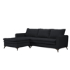 Liberta - Maison SCANDALO Kanapes me Anastrepsimi Gnia Anthraki ASTI 15 265x188x99cm 71-0392
