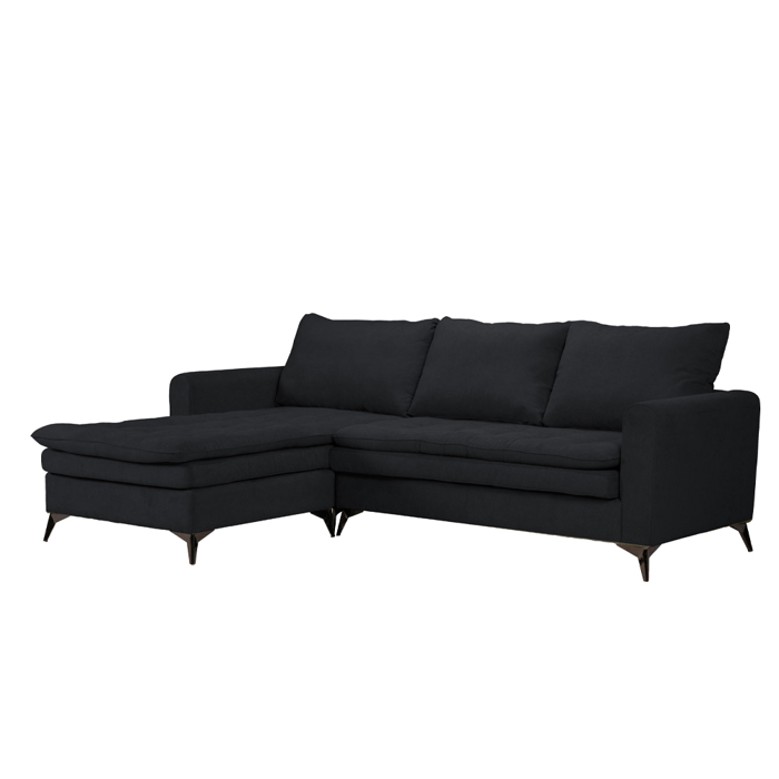 Liberta - Maison SCANDALO Kanapes me Anastrepsimi Gnia Anthraki ASTI 15 265x188x99cm 71-0392