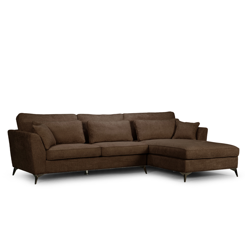 Liberta - Maison FOREVER Καναπές με Δεξιά Γωνία Mocca/Καφέ ANTHOLOGY 07 316x185x92cm 71-0393