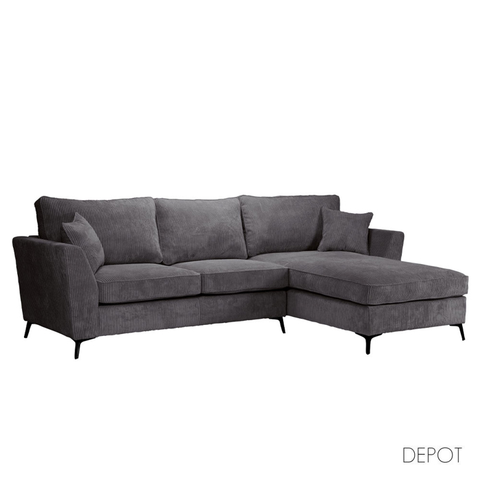 Liberta BOEL KANAPES GNIA DEXIA GRI LINCOLN D 90 280x170x92cm 71-0448