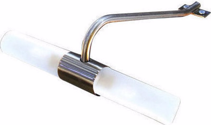 ACA Lighting - ΣΗΜΑΝΤΙΚΟ: Σε περίπτωση διαφοράς τιμής από το κατάστημα ισχύει παντα και μόνο η τιμή του καταστήματος ACA Απλίκα Μπάνιου Για Έπιπλο Μεταλλική/Γυάλινη 'Sueva'