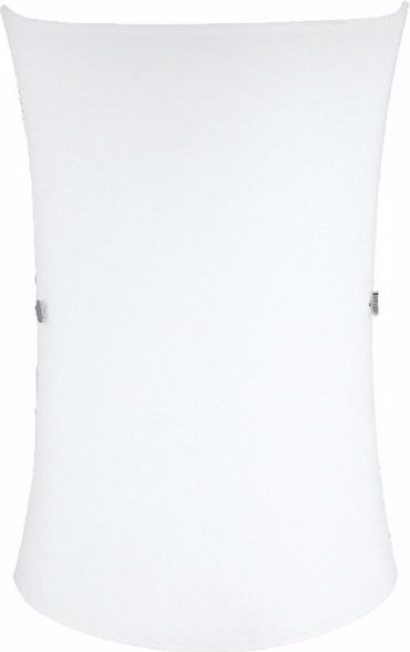 ACA Απλίκα Τοίχου Γυάλινη 'Turtle' Λευκό Ε27 10X20X30,5cm DL482C