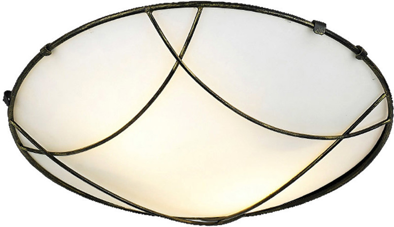 ACA Lighting - ΣΗΜΑΝΤΙΚΟ: Σε περίπτωση διαφοράς τιμής από το κατάστημα ισχύει παντα και μόνο η τιμή του καταστήματος ACA 2φωτη Πλαφονιέρα Οροφής Μεταλλική/Γυάλινη 'Minos' Μ