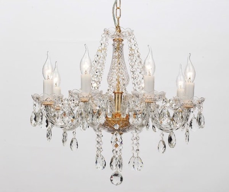 ACA Lighting - ΣΗΜΑΝΤΙΚΟ: Σε περίπτωση διαφοράς τιμής από το κατάστημα ισχύει παντα και μόνο η τιμή του καταστήματος ACA Φωτιστικό Οροφής Οχτάφωτο Μεταλλικό/Κρυστάλλινο 'GL