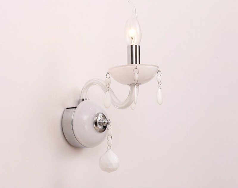 ACA Lighting - ΣΗΜΑΝΤΙΚΟ: Σε περίπτωση διαφοράς τιμής από το κατάστημα ισχύει παντα και μόνο η τιμή του καταστήματος ACA Απλίκα Τοίχου Μεταλλική/Κρυστάλλινη 'TULIA' Χρώμιο/