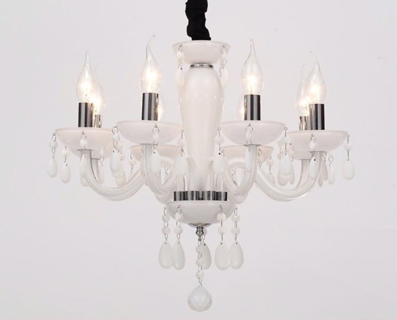 Φωτιστικά agiovlasitishome - ΣΗΜΑΝΤΙΚΟ: Σε περίπτωση διαφοράς τιμής από το κατάστημα ισχύει παντα και μόνο η τιμή του καταστήματος ACA Φωτιστικό Οροφής Οχτάφωτο Μεταλλικό/Κρυστάλλινο 'TU