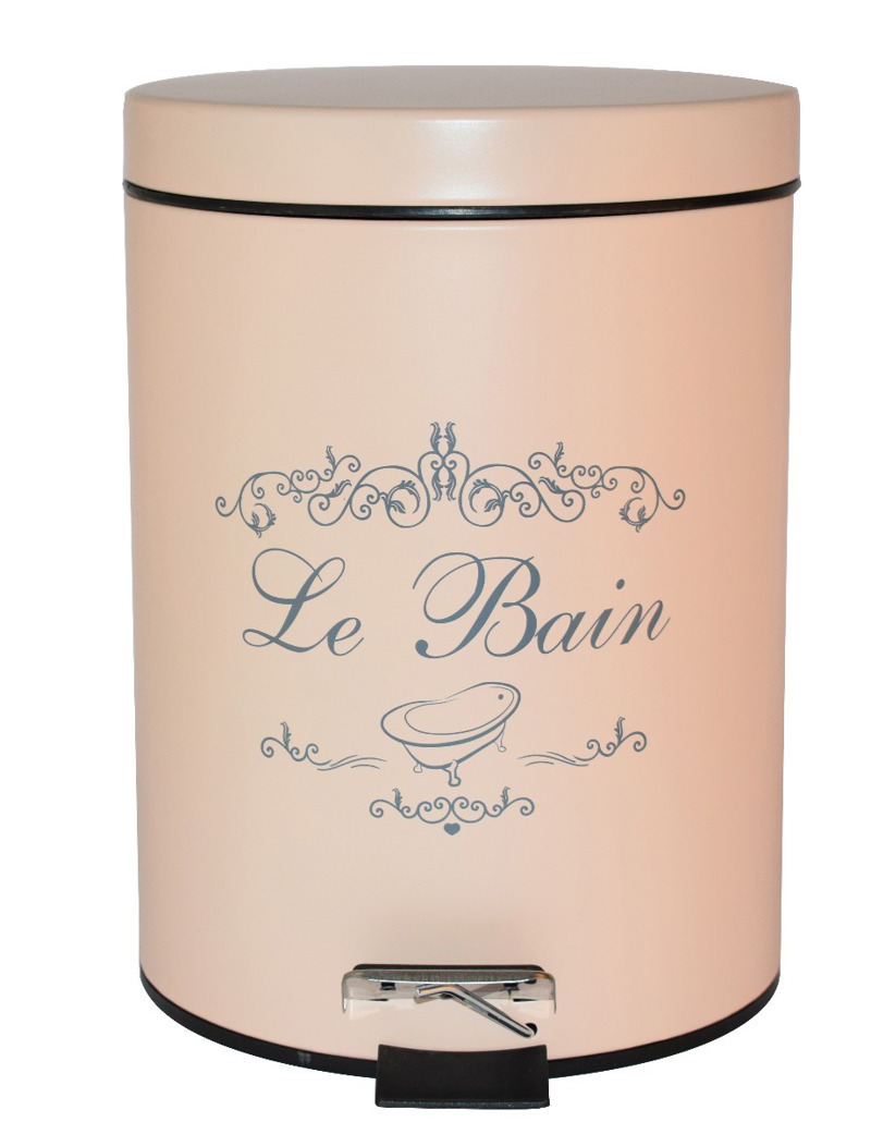 Estia Χαρτοδοχείο classic 5lt κρεμ ματ Le Bain 26x20x28 ΕΚ 02-4651