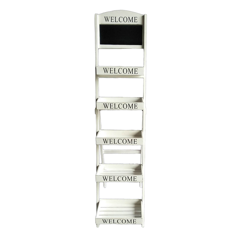 INART ΡΑΦΙΕΡΑ WELCOME ΞΥΛΙΝΗ ΛΕΥΚΗ 62Χ42Χ160 3-50-596-0007
