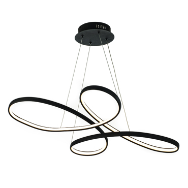 INLIGHT ΦΩΤΙΣΤΙΚΟ ΟΡΟΦΗΣ LED ΑΛΟΥΜΙΝΙΟΥ ΜΑΥΡΟ 56W 4200Lm/3000K 6150