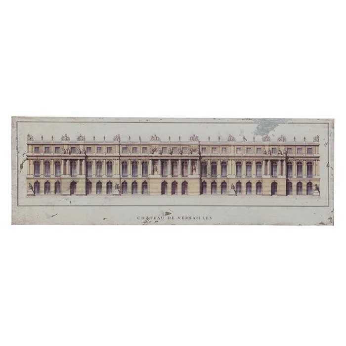 Inart Pinakas Xulinos Printed Chateau De Versailles 120X40 3-90-271-0010