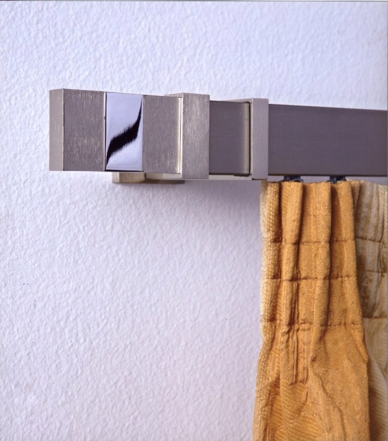 Κουρτινόξυλο inox by Aslanis – Elite