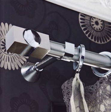 Κουρτινόξυλο Movie metal Φ30 Inox by Aslanis