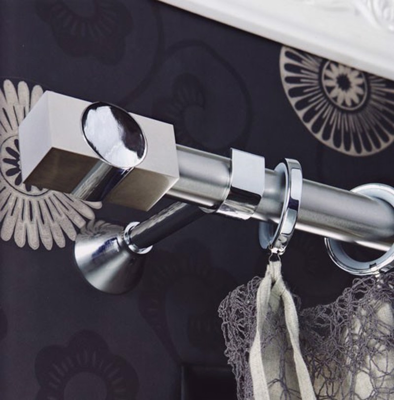 Aslanis - ΣΗΜΑΝΤΙΚΟ: Σε περίπτωση διαφοράς τιμής από το κατάστημα ισχύει παντα και μόνο η τιμή του καταστήματος Κουρτινόξυλο Movie metal Φ30 Inox by Aslanis