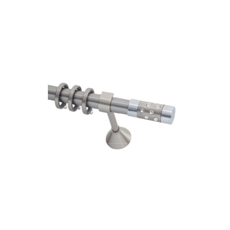 Κουρτινόξυλο Astra φ25 inox by Guy Laroche