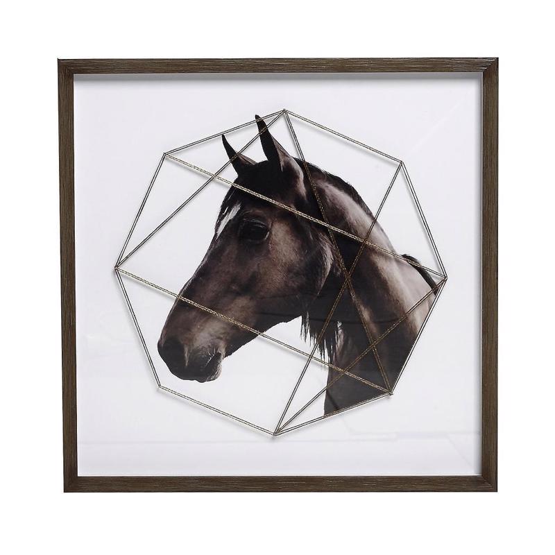 Κάδρο Άλογο 50Χ50εκ RAM201 Espiel