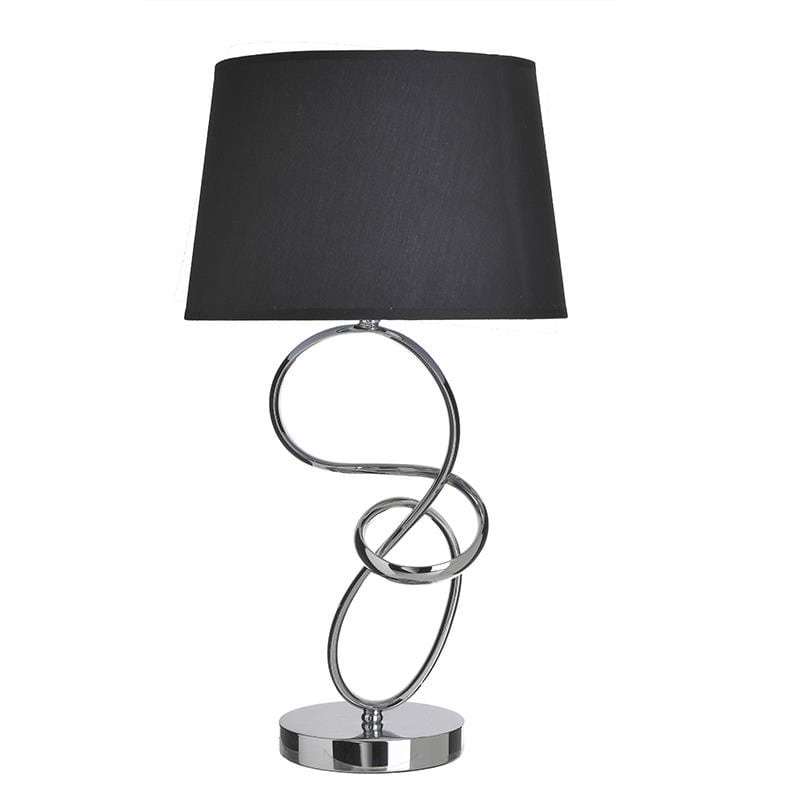 InArt - ΣΗΜΑΝΤΙΚΟ: Σε περίπτωση διαφοράς τιμής από το κατάστημα ισχύει παντα και μόνο η τιμή του καταστήματος Inart Φωτιστικό Επιτραπέζιο Μεταλ. Ασημί/Μαύρο Φ30Χ55 3