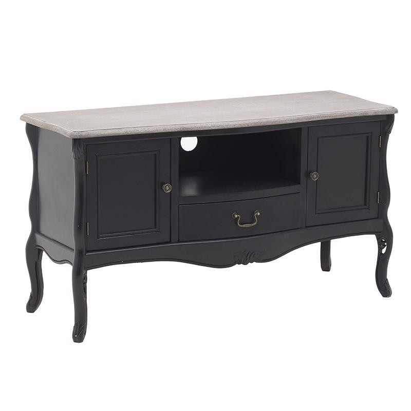 INART ΕΠΙΠΛΟ TV ΞΥΛΙΝΟ ΜΑΥΡΟ NATURAL 120X45X66 3-50-482-0120
