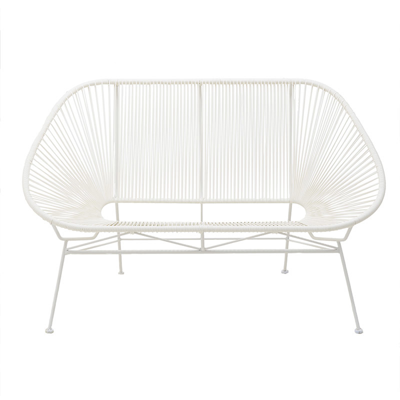 INART KAΝΑΠΕΣ PVC ΜΕΤΑΛΛΙΚΟΣ ΛΕΥΚΟΣ 145Χ80Χ90 3-50-080-0001
