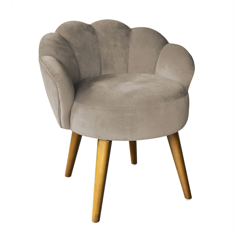 INART ΣΚΑΜΠΟ PEACOCK ΒΕΛΟΥΔΙΝΟ ΚΡΕΜ 55Χ53Χ61 3-50-104-0416