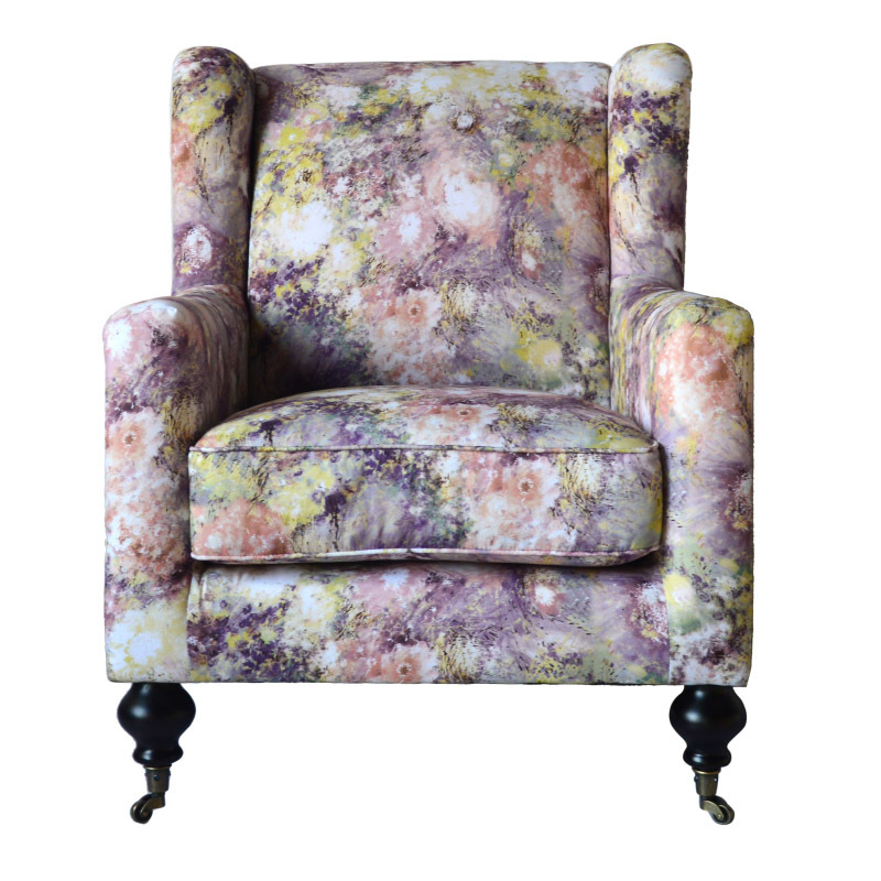 INART ΜΠΕΡΖΕΡΑ FLORAL ΥΦΑΣΜΑΤΙΝΗ ΡΟΖ 76Χ86,5Χ81,5/50 3-50-177-0017