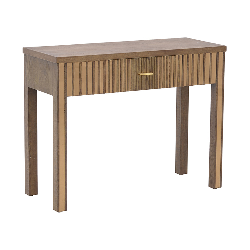 INART ΚΟΝΣΟΛΑ ΞΥΛΙΝΟ ΜΕ ΚΑΘΡΕΠΤΗ NATURAL 100X40X80 3-50-280-0010