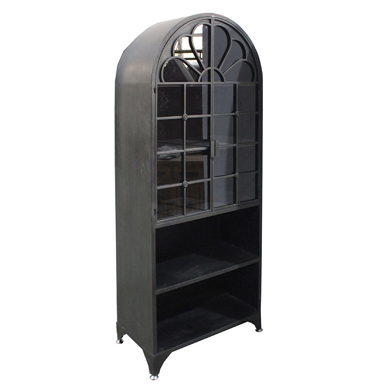 INART ΒΙΤΡΙΝΑ ΜΕΤΑΛΛΙΚΗ ΜΑΥΡΗ 70Χ40Χ173 3-50-478-0003