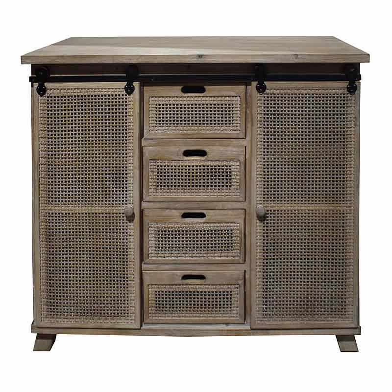 INART ΣΥΡΤΑΡΙΕΡΑ ΝΤΟΥΛΑΠΙ ΞΥΛΙΝΗ NATURAL 99,5X39,5X92 3-50-478-0004