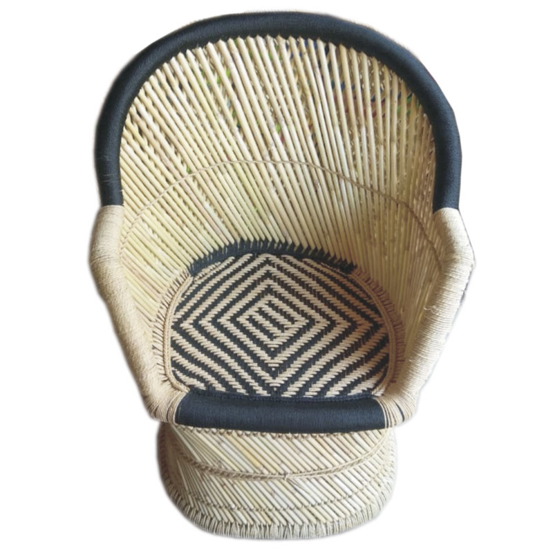 INART ΚΑΡΕΚΛΑ ΜΠΑΜΠΟΥ NATURAL ΜΑΥΡΗ 63Χ46Χ89ΕΚ 3-50-492-0002