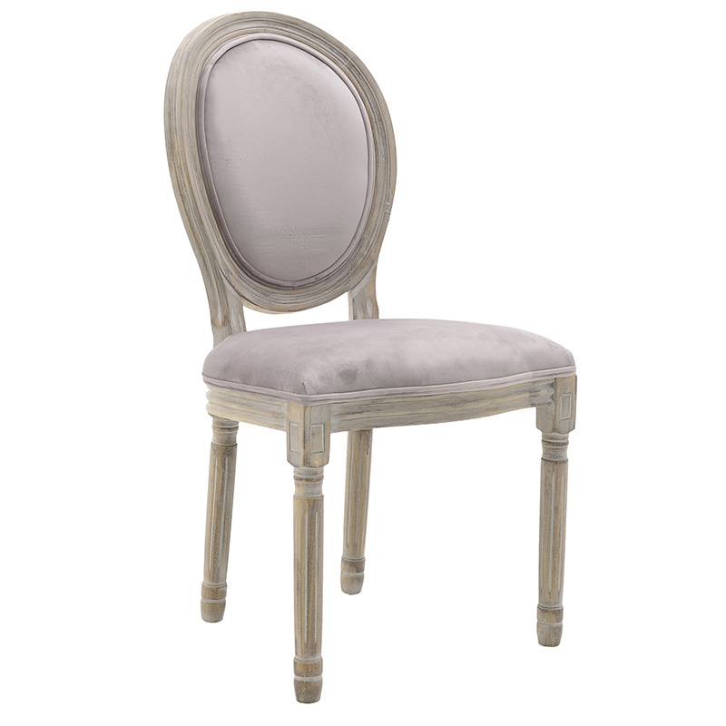 INART ΚΑΡΕΚΛΑ ΞΥΛΙΝΗ ΒΕΛΟΥΔΙΝΗ ΡΟΖ NATURAL 48X46X96 3-50-659-0022