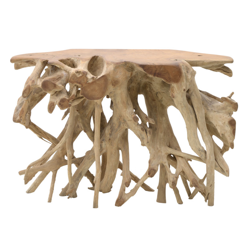 INART ΚΟΝΣΟΛΑ ΑΠΟ ΜΑΣΙΦ ΞΥΛΟ NATURAL 120X45X80 3-50-722-0005