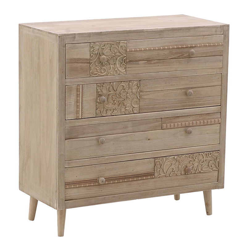 INART ΣΥΡΤΑΡΙΕΡΑ ΞΥΛΙΝΗ NATURAL 80Χ38Χ84 3-50-786-0004