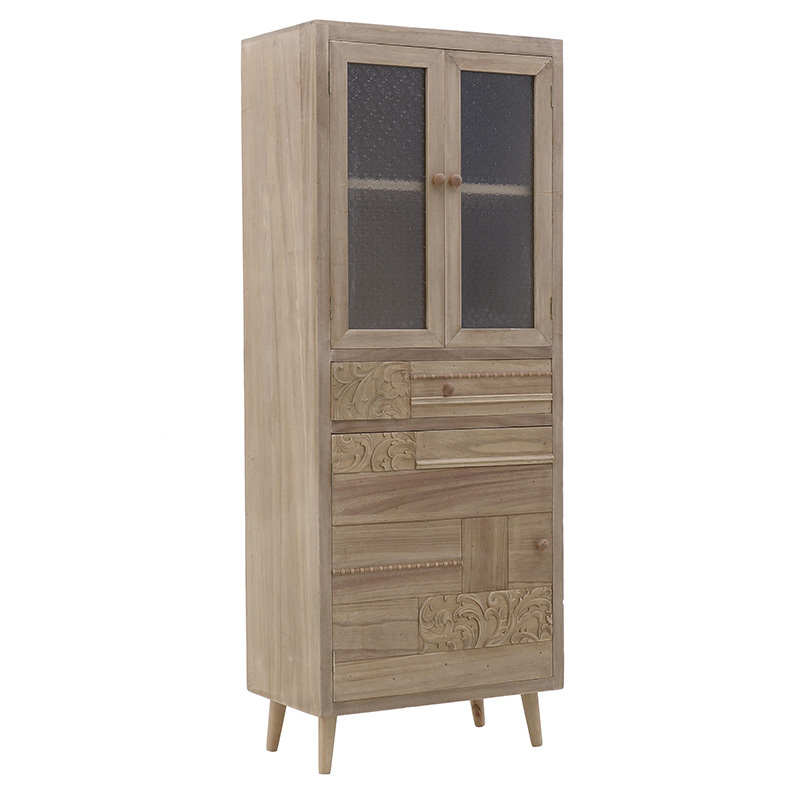 INART ΒΙΤΡΙΝΑ ΞΥΛΙΝΗ NATURAL 60Χ35Χ155 3-50-786-0007