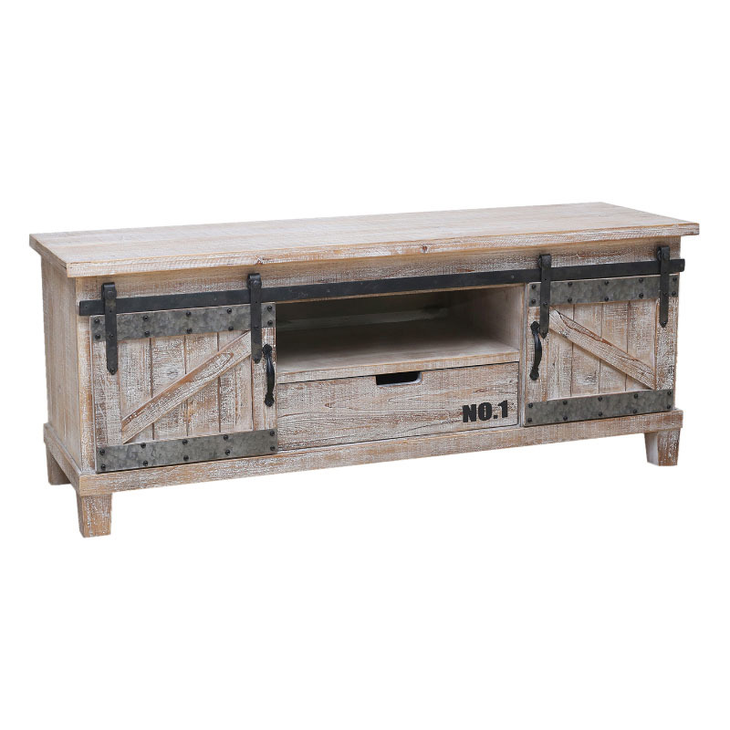 INART ΕΠΙΠΛΟ TV ΞΥΛΙΝΟ NATURAL 120X37X48ΕΚ 3-50-838-0017