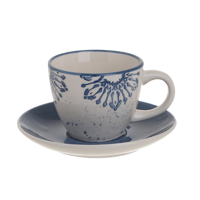 INART ΣΕΤ ΤΩΝ 6 ΚΑΦΕ STONEWARE 90CC 3-60-766-0010