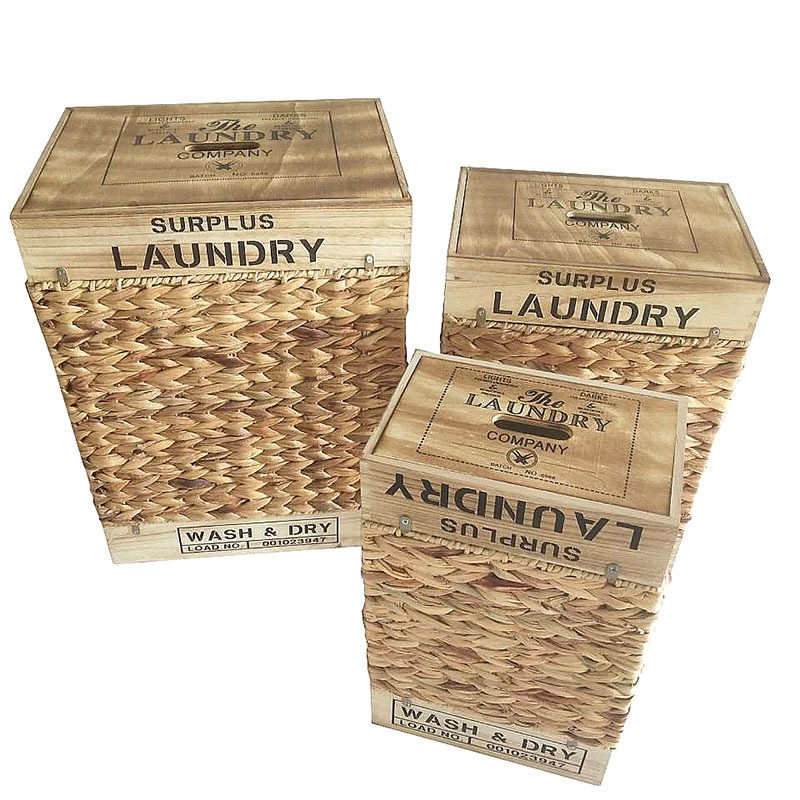 INART ΣΕΤ ΤΩΝ 3 ΚΑΛΑΘΙ ΑΠΛΥΤΩΝ ΞΥΛINO NATURAL 3-65-326-0019