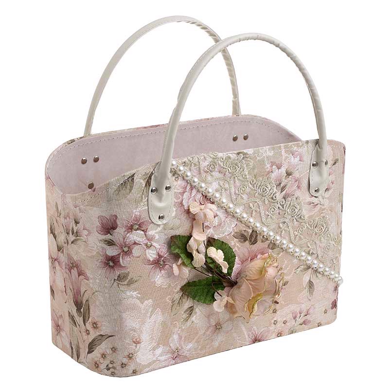 INART ΤΣΑΝΤΑ ΥΦΑΣΜΑΤΙΝΗ FLORAL 37X15X22 3-70-312-0004